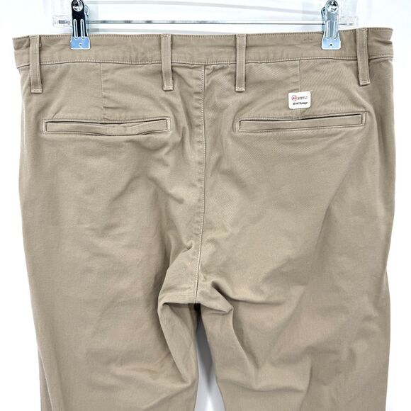 AG ADRIANO GOLDSCHMIED Vintage Standard Issue Khaki Straight Leg Pants Size 34 - Picture 4 of 8